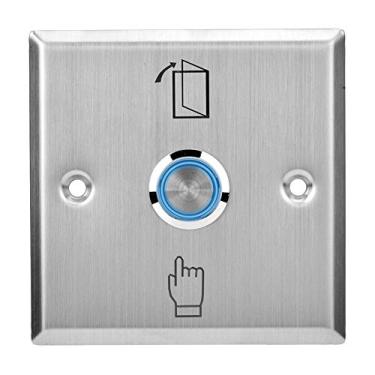 Imagem de Generic Interruptor de Botão de Porta de Liga Com Luz Indicadora, Interruptor de Liberação Fácil para de Controle de Acesso, para Prédio de Escritórios