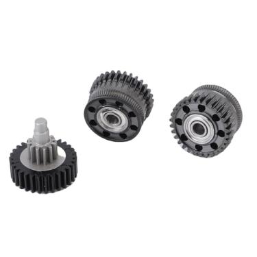 Imagem de Sanpyl Extrusora de Acionamento de Engrenagem Dupla de Aço Endurecido para K2 Plus Alimentação de Filamento Preciso e Leve para Entusiastas de Impressora 3D DIY