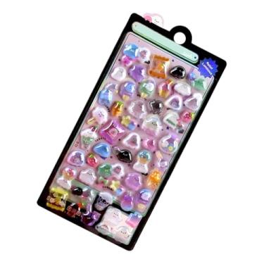 Imagem de Autocolantes 3D Flutuantes - Brinquedos 3D Adoráveis Luminosos para Bebés | Adesivos de Animais para Scrapbook,Para Cadernos Estojos Copos de Água Escola Sala de Aula Recompensa Festa Aniversário