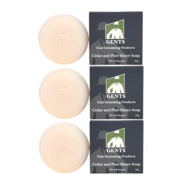 Imagem de GBS 97% Todos Soap Shave Natural - Cria uma espuma rica espuma para Ultimate Wet barbear Experience (3 Pack Cedar)
