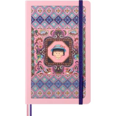 Imagem de Moleskine Limited Edition Sakura Notebook with lenticular optical-effect cover by Momoko Sakura, Hard Cover, Ruled, Large (5" x 8.25"), Maruko floral, 176 pages
