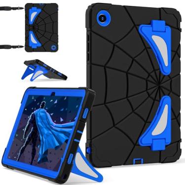 Imagem de Capa para Galaxy Tab A11 Plus /A9 Plus Samsung Tablet A11+/A9+ 11 polegadas para crianças com protetor de tela 2025 Galaxy 11 polegadas, suporte para lápis, preto e azul