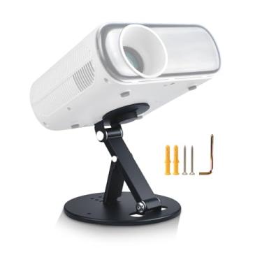 Imagem de Mesa de suporte para miniprojetor, mesa, ultra-estável com fácil configuração, portátil compacto, suporte para projetor 3 em 1 compatível com projetores Aurzen e outros para/casa/exterior/escritório