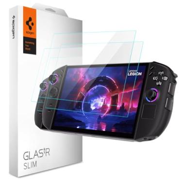Imagem de Spigen Protetor de tela de vidro temperado [GlasTR Slim] projetado para Lenovo Legion Go 2 (2025) - pacote com 2