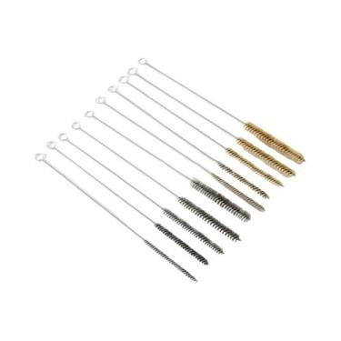 Imagem de Escovas De Limpeza De Tubos De Aço Inoxidável E Latão Para Furadeira, 