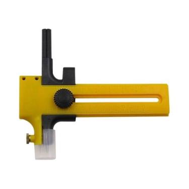 Imagem de Cortador Circular Ajustável Para Artesanato Em Tecido DIY Scrapbook Fe