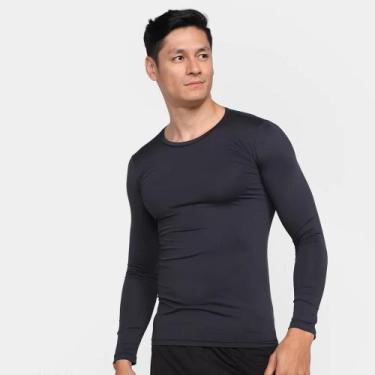 Imagem de Camisa Térmica Manga Longa Poliester - Vettor, Preto, M