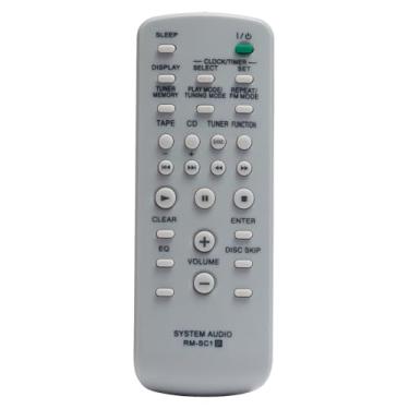 Imagem de Controle remoto de substituição RM-SC1 adequado para sistema estéreo Sony Mini Hi-Fi CMT-GPX5 MHC-GX250 CMTGPX5 MHCGX250 MHC-GX450 CMT-NE3