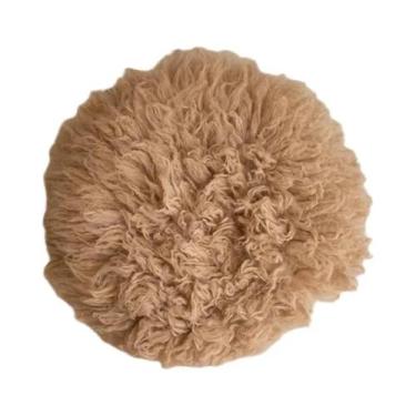 Imagem de Cobertor Para Fotografia De Bebê Recém-Nascido 100% Lã Flokatti Acessó