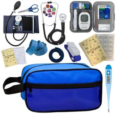 Imagem de Kit Enfermagem Completo Top + Medidor Glicose  - PREMIUM, P.A. MED, IN