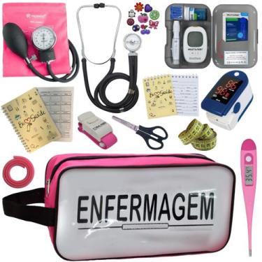 Imagem de Kit De Enfermagem Completo Medidor Glicose Aparelho Pressao - PREMIUM,