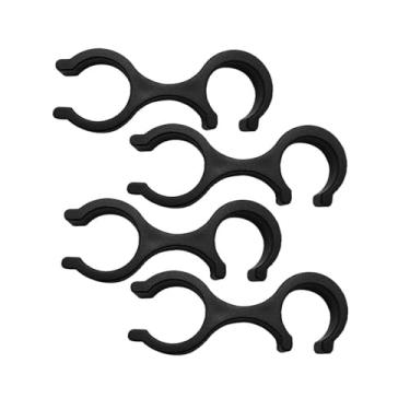 Imagem de Braçadeira de mastro de trekking de 4 peças – conjunto de clipe organizador de bastões de trekking, clipe de bengala de caminhada em 8 formas de bengalas, suporte de armazenamento de substituição para