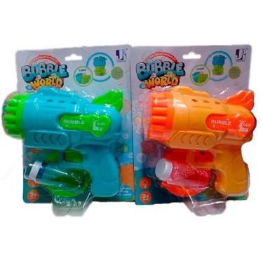 Imagem de Pistola de Bolha de Sabão 29 Furinhos Sortido P81438A - Dorémi