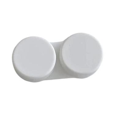 Imagem de Caixa De Lentes De Contato Dupla Lisa E Fosca Em Cor Sólida, Caixa De 