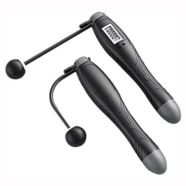 Imagem de Corda de pular Feiyx, corda de pular pesada para fitness, corda de pular com balcão - alças pesadas, corda de pular sem fio para treinamento, treino