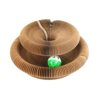 Imagem de Arranhador Mágico Para Gatos Com Bola E Estrutura De Escalada, Brinque