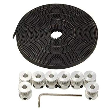 Imagem de U5GAAALPPQ9 10 peças/pacote 16T 5mm/8 mm liga de alumínio polia sincronizada para peça de impressora 3D - 5,0 mm peças de impressora 3D acessórios para impressora 3D