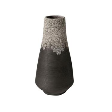 Imagem de Vaso de cerâmica criativo moderno sala de estar arranjo de flores secas mesa de jantar ornamentos de armário de TV vasos de flores (B)