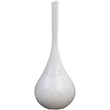 Imagem de Escova de vaso sanitário criativa para banheiro conjunto de escova de vaso sanitário escova de banheiro suporte de escova de limpeza de banheiro com escova de vaso sanitário suporte de escova de