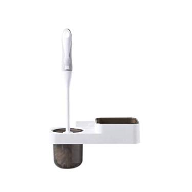 Imagem de Suporte de escova de vaso sanitário - conjunto de escovas de banheiro criativo para limpeza de vaso sanitário