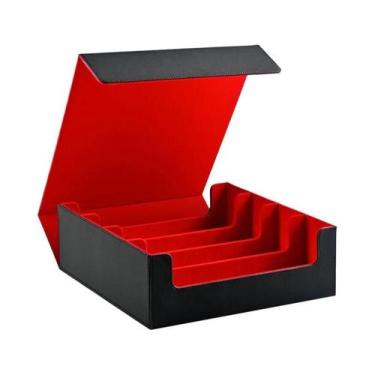 Imagem de Caixa De Armazenamento Para Cartas Com Mais De 3000 Cartas, Couro PU M
