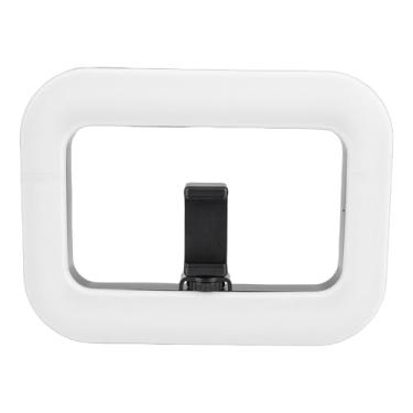 Imagem de Akozon Estabilizador Portátil Com Luz de Preenchimento LED Com Braçadeira de Telefone para Gravação de Vídeo Selfie Com Brilho e Cor Ajustáveis (Luz YM-200RGB com suporte para telefone)