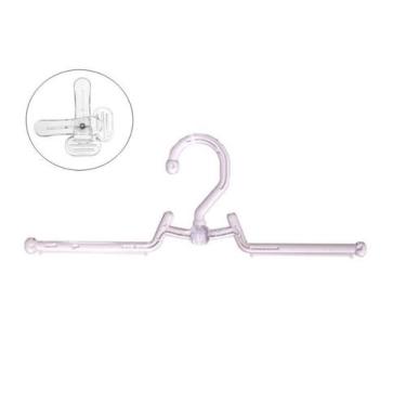 Imagem de Kit Cabide Acrílico Boutique Saia Calça Com Presilha 40cm (000503) KIt