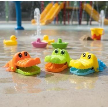 Imagem de Kit 3 Crocodilos Fricção Brinquedos Divertidos Infantil - Pica Pau