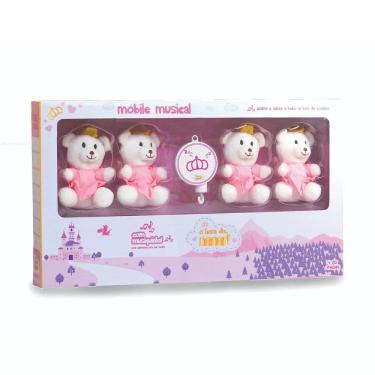Imagem de Móbile de Berço Urso de Pelúcia Musical Princesa - Unik