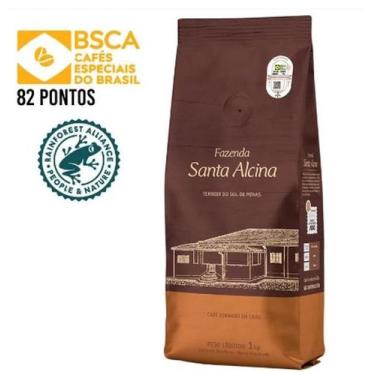Imagem de Café Fazenda Santa Alcina em grãos 1 kg 100% Arábica
