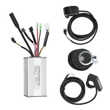 Imagem de Cuofyunl bicicleta elétrica 36v 48v 22a controlador sem escova lcd4 display 130x kit acelerador polegar para motor 500w