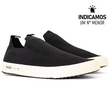 Imagem de Tênis Masculino Coca Cola Knit Stamp Chronos Casual Confortável Elásti