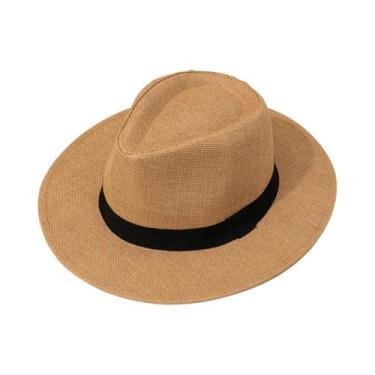 Imagem de Chapéu De Praia Para Férias De Verão, Chapéu De Sol Com Aba Larga, Est
