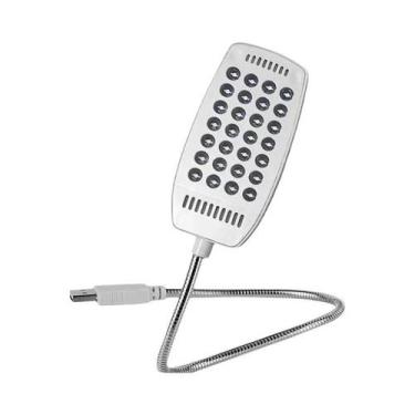 Imagem de Luz De Livro LED USB Ajustável Com 28 LEDs Flexíveis, Lâmpada De Leitu