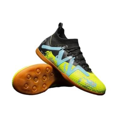 Imagem de Tênis De Futebol Indoor Masculino De Cano Alto, Antiderrapante E Resis