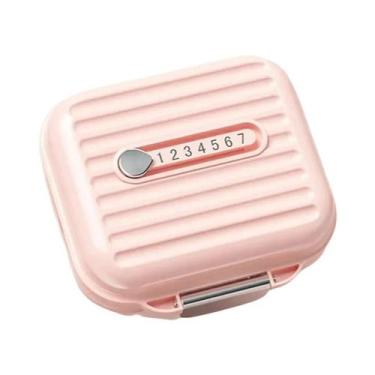 Imagem de Caixa Compacta De Armazenamento Semanal De Comprimidos Com Fecho Para 