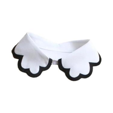 Imagem de Colarinho Falso Decorativo Bordado Versátil Para Mulheres, Camisa Exqu