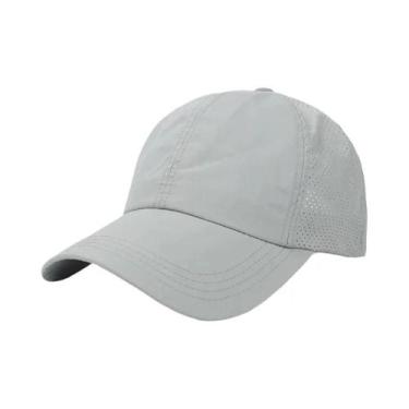 Imagem de Boné Feminino De Secagem Rápida Cor Sólida Com Abertura Para Rabo De C