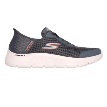 Imagem de Tenis skechers go walk flex - hands up masculino, Grafite, 40