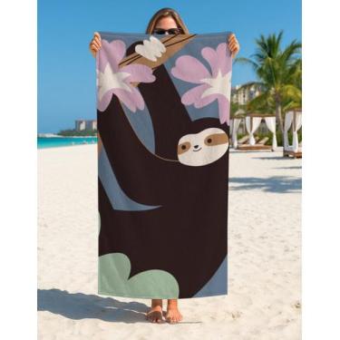 Imagem de Toalha De Banho Praia Estampa Animal Selvagem Arte Moderna - Use Thuco