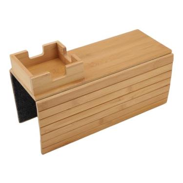 Imagem de AYNEFY Mesa Dobrável para Apoio de Braço para sofá Com Base Antiderrapante e Porta-copos Removível para Bebidas, Telefone, Lanches, Controle Remoto, Organização do sofá da Sala de