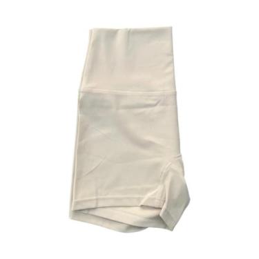 Imagem de Shorts De Yoga Femininos De Cintura Alta, Cor Sólida, Leggings De Trei