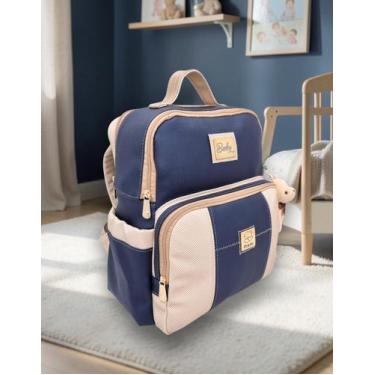 Imagem de Mochila Bolsa Costas Maternidade Menino Menina Enxoval - Linha Deluxe 