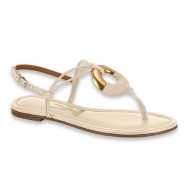 Imagem de Sandalia Rasteira Feminina Tamanco Vizzano Detalhe Metal Bola Ref: 6371.1001-Feminino