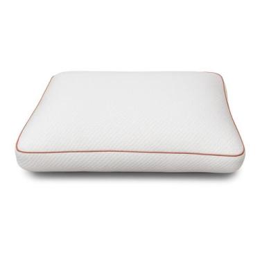 Imagem de Travesseiro Tecido Branco com Bordas Coloridas - Sofá na Caixa, Rosa