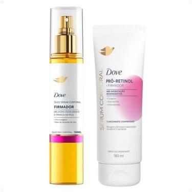 Imagem de Kit Dove Firmador Colágeno: Óleo Sérum Deo Corporal 150ml e Sérum Deo 