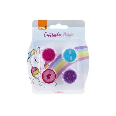 Imagem de Carimbo BRW Magic Unicórnio Autotintado 04un