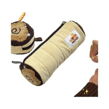 Imagem de Estojo De Lápis Kawaii Grande E Rosa Com Capacidade Ampla, Bolsa De Co