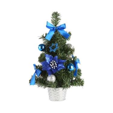 Imagem de Árvore De Natal Mini Artificial De 30cm Para Decoração De Mesa, Decora