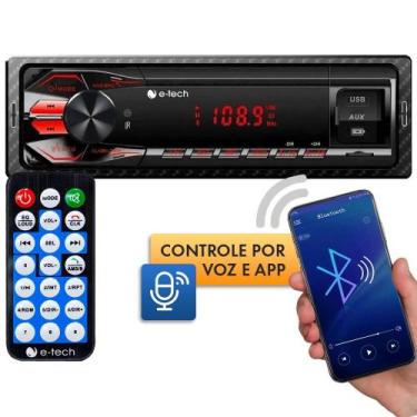 Imagem de Som Automotivo Radio 2 Usb Carrega Cel Bluetooth Sd Controle - OESTESO